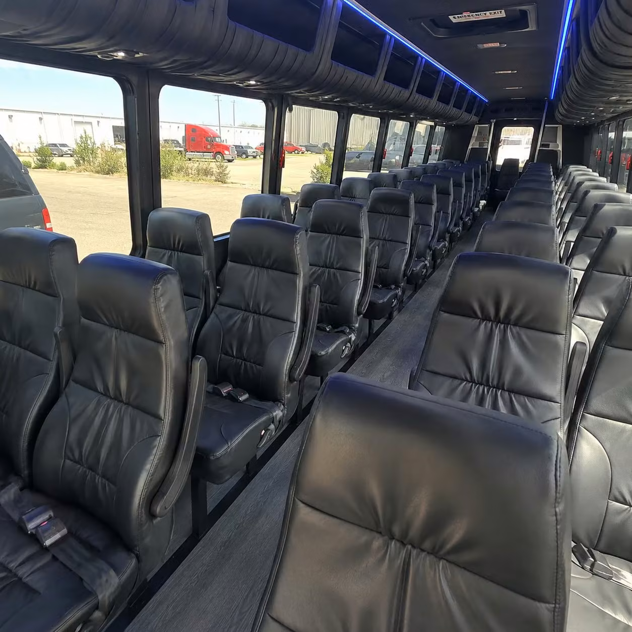 35 passenger minibus interior