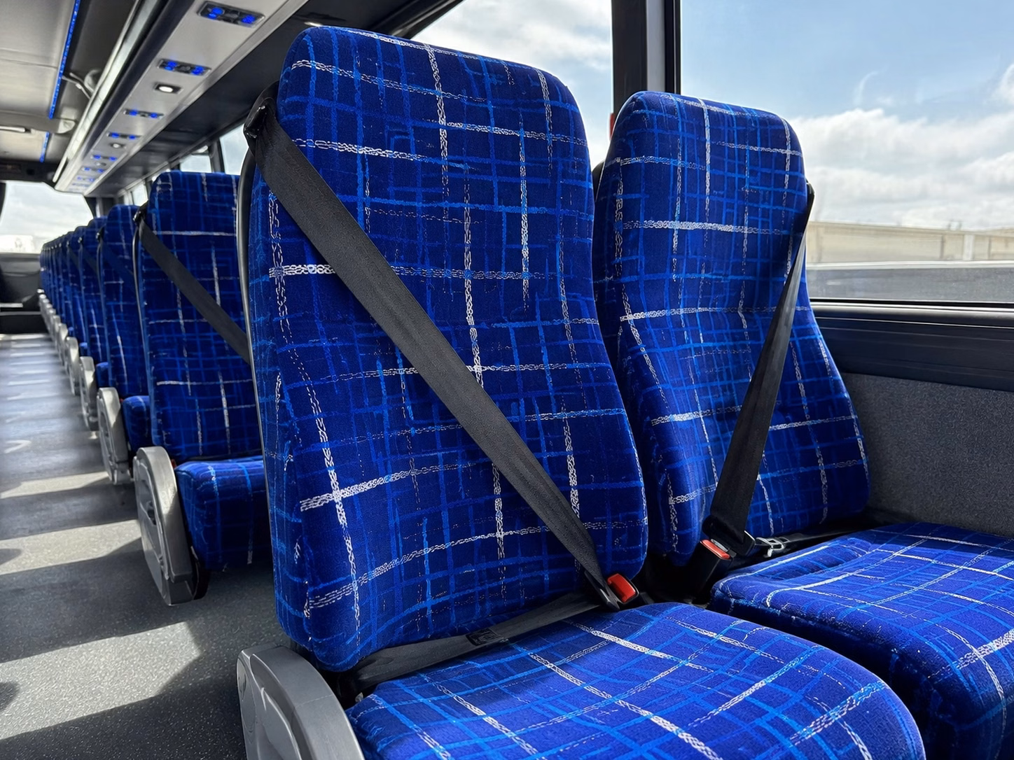 mesquite charter bus inside