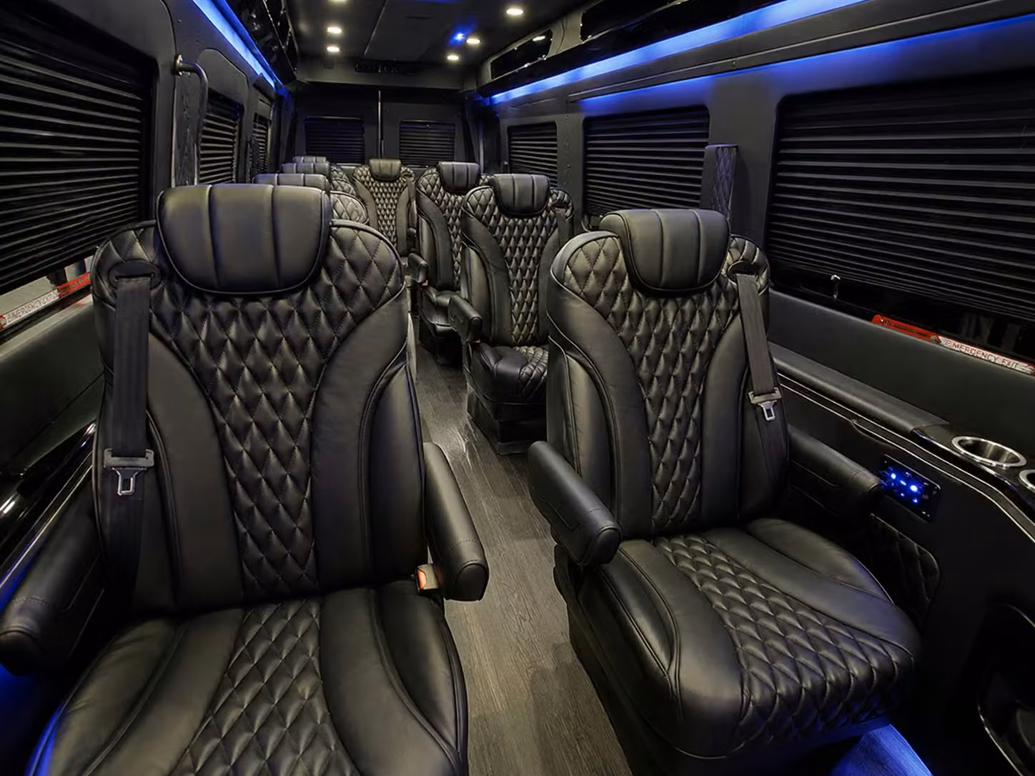 sprinter van with driver inside